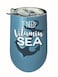 Spoontiques 16938 I Need Vitamin Sea Stainless Wine Tumbler Blue