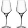 Orrefors Metropol White Wine Glass Set of 2 Clear