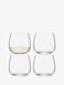 LSA International Borough Stemless Wine Glasses 13 oz Set of 4 Luxury Elegant Modern Cocktail Drinking Glassware