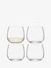 LSA International Borough Stemless Wine Glasses 13 oz Set of 4 Luxury Elegant Modern Cocktail Drinking Glassware