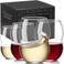 Dasher Products Unbreakable Plastic Stemless Wine Glasses 18 oz 100 Tritan Proprietary Anti Slip Design BPA Free Dishwasher Safe Shatterproof Heavy Duty Base and Extra Thick Glassware Tumblers Set of