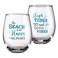 Lillian Rose Beach Life Wine Glass Set 475 Clear Model G142 TB