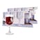 PARTY BARGAINS CrystalLike Wine Glasses with Stem 8 oz 8 Pack Shatterproof Clear Hard Plastic Wine Glasses for Weddings Pool Parties Outdoor Events Receptions