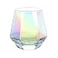 DIEWEISIMI Wine Glass Stemless Wine Glass for Red and White Wine Iridescent Diamond Shaped Glassware for Whiskey Cocktail Gift for Anniversary Wedding Housewarming Birthday