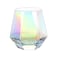 DIEWEISIMI Wine Glass Stemless Wine Glass for Red and White Wine Iridescent Diamond Shaped Glassware for Whiskey Cocktail Gift for Anniversary Wedding Housewarming Birthday