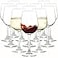 HAKEEMI Fully Tempered Wine Glasses set of 12 12 oz Durable Red Wine Glasses for Wedding Party Dishwasher Safe