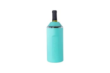 VinglacÃ Vinglac Wine Bottle Chiller Portable Champagne Insulator Stainless Steel Wine Cooler Sleeve Keeps Wine Cold Sea Glass