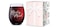 GSM Brands Stemless Wine Glass for Bridesmaid Gifts Made of Unbreakable Tritan Plastic and Dishwasher Safe 16 ounces