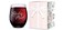 GSM Brands Stemless Wine Glass for Bridesmaid Gifts Made of Unbreakable Tritan Plastic and Dishwasher Safe 16 ounces