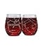 Greenline Goods Sagittarius Stemless Wine Glasses Zodiac Sagittarius Set Hand Etched 15 oz Set of 2 Astrology Sign Glassware