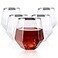 LUODA 32 Pack Silver Plastic Wine Glasses12 Oz Disposable Whiskey Glasses Silver Stemless Diamond Shaped Wine Glasses For Serving Wine Cocktail WhiskeyWedding
