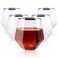 LUODA 32 Pack Silver Plastic Wine Glasses12 Oz Disposable Whiskey Glasses Silver Stemless Diamond Shaped Wine Glasses For Serving Wine Cocktail WhiskeyWedding