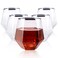 LUODA 32 Pack Silver Plastic Wine Glasses12 Oz Disposable Whiskey Glasses Silver Stemless Diamond Shaped Wine Glasses For Serving Wine Cocktail WhiskeyWedding