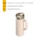RTIC 20oz Road Trip Travel Mug with Lid and Handle Ceramic Lined Insulated Stainless Steel Metal Double Wall VacuumInsulation Portable Coffee Tea Cup for Hot and Cold Drink Beach
