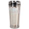 Dicksons Retirement Blessings Brown Stripes 16 Oz Stainless Steel Insulated Travel Mug with Lid