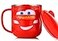 Everyday Delights Lightning McQueen Red Stainless Steel Insulated 3D Cup with Lid 250ml
