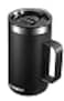 KXIAOCHEN 20oz Insulated Coffee Mug with Lid Stainless Steel Coffee Cup Double Wall Vacuum Coffee Tumbler with Handle Premium Thermal Travel Coffee Mug Black