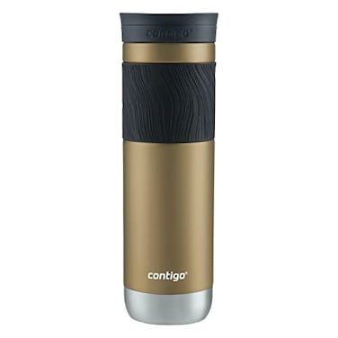 Contigo Byron 20 Stainless Steel Travel mug with Snapseal Lid and Grip 24oz Chardonnay BPA Free and Leak Proof