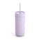 Fellow 16 oz Carter Cold Tumbler SpillResistant Straw LidStainless Steel VacuumInsulated Cup with Ceramic Interior and Reusable Straw for Cold DrinksFits Cup HoldersDishwasher SafePeri Twinkle