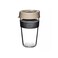 KeepCup Original Lightweight Plastic Reusable Coffee Cup with Splashproof Sipper Lid 16oz454ml Milk