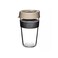KeepCup Original Lightweight Plastic Reusable Coffee Cup with Splashproof Sipper Lid 16oz454ml Milk
