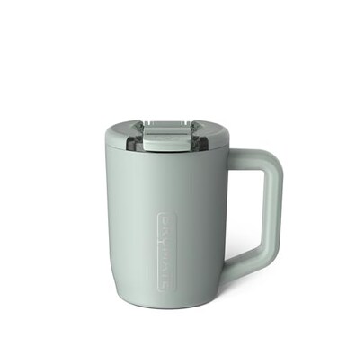 Br&Atilde;&frac14;Mate BrMate Mv 15oz 100 Leak Proof Insulated Coffee Mug with Handle Lid Stainless Steel Coffee Travel Mug Double Walled Coffee Cup Sage