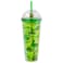 Silver Buffalo Shrek Swamp Beware Ogre Dome Glitter Top Travel Tumbler 24 Ounces