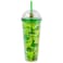 Silver Buffalo Shrek Swamp Beware Ogre Dome Glitter Top Travel Tumbler 24 Ounces