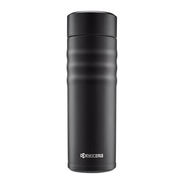 KYOCERA Kyocera Travel Mug with Twist Top 17oz Jet Black