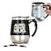daasigwaa Self Stirring Mug Rechargeable Magnetic Electric Auto Mixing Stainless Steel Cup for OfficeKitchenTravelHome CoffeeTeaHot ChocolateMilk400 ml135 ozBlack
