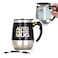 daasigwaa Self Stirring Mug Rechargeable Magnetic Electric Auto Mixing Stainless Steel Cup for OfficeKitchenTravelHome CoffeeTeaHot ChocolateMilk400 ml135 ozBlack