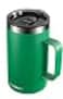 KXIAOCHEN 20oz Insulated Coffee Mug with Lid Stainless Steel Coffee Cup Double Wall Vacuum Coffee Tumbler with Handle Premium Thermal Travel Coffee Mug Emerald