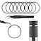 Abeillo 8PCS Compatible with 16oz 20oz Contigo Coffee Travel Mug Replacement Lids Rubber Seal Rings Contigo Lids Replacement Contigo Replacement Parts Contigo Replacement Seal large black