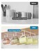 Luckinow 3 Pack Mug Hooks Under Cabinet Coffee Mug Holder for Hanging Under Shelf Cup Hanger with 9 Hooks for Displaying Mugs Coffee Cups and Kitchen Utensils White