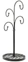 Red Co. Red Co Curved Tree 4 Arm Metal Kitchen Stand Cups and Mugs Holder in Black Finish 16