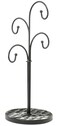 Red Co. Red Co Curved Tree 4 Arm Metal Kitchen Stand Cups and Mugs Holder in Black Finish 16