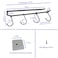 XILAOTOU Adjustable Mug Hooks Secure SturdyDesigned for Ease of Use DurabilityIdeal for Kitchens Pantry StorageBlack Finish for a Sleek Modern Look