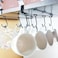 XILAOTOU Adjustable Mug Hooks Secure SturdyDesigned for Ease of Use DurabilityIdeal for Kitchens Pantry StorageBlack Finish for a Sleek Modern Look