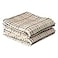 Ritz Royale Collection 100 Combed Terry Cotton Highly Absorbent Oversized Checked Kitchen Towel Set 28 x 18 2Pack Black