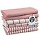 LANE LINEN 100 Cotton Kitchen Towels Set 6Pack Premium Absorbent QuickDrying Dish Towels Tea Towels 18 x 28 Red