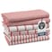 LANE LINEN 100 Cotton Kitchen Towels Set 6Pack Premium Absorbent QuickDrying Dish Towels Tea Towels 18 x 28 Red