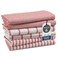 LANE LINEN 100 Cotton Kitchen Towels Set 6Pack Premium Absorbent QuickDrying Dish Towels Tea Towels 18 x 28 Red