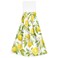 ALAZA Lemon Floral Kitchen Towels Tea Towels Dish Towels with Hanging Loop 2 Pack