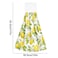 ALAZA Lemon Floral Kitchen Towels Tea Towels Dish Towels with Hanging Loop 2 Pack
