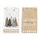 Artoid Mode Brown Buffalo Plaid Xmas Tree Merry Christmas Kitchen Towels Dish Towels 18x26 Inch Snowflakes Winter Decoration Hand Towels Set of 2