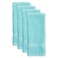 DII Basic Terry Collection Waffle Dishtowel Set 15x26 Solid Aqua 4 Piece