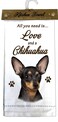 E&S Pets ES Pets Chihuahua black Kitchen Towels Offwhite 2600 x 1800