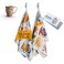 Form &amp; Form Flavor Luxurious GridFibe Kitchen Towels Decorative Style 18 x 30 2 Pack Premium Super Absorbent Waffle Tea Towel Quick Drying Large Dish Towel Both Sides Printed Mug Magic