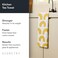 GEOMETRY Kitchen Tea Towels Quick Dry Microfiber Dish Towels for Kitchen Sunny Hills 18 x 30 1 Pack