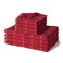 Glynniss Red Kitchen Towels and Dishcloths Set Dish Towels and Dish Rags Set for Washing Dishes Cleaning and Drying Pack of 8 red